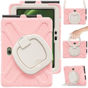 Samsung Galaxy Tab Active5 Pro Silicone Case with Strap (Pink) - 1