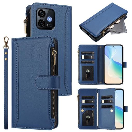 Ulefone Note 16 Pro Leather Case: 9 Card Slots, Magnetic Closure - 1