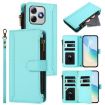 Ulefone Note 18 Ultra/Pro Mint Green Leather Case with Card Slots - 1