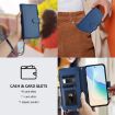Ulefone Note 20 Pro Leather Case: Magnetic, 9 Card Slots, Dark Blue - 6