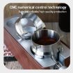 54mm Stainless Steel Coffee Dosing Funnel for Breville 8 Series - 4