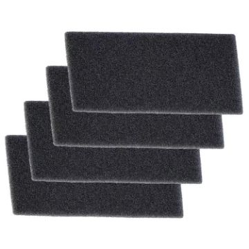 4pcs Black Dryer Sponge Filter for Bauknecht Whirlpool HX 481010354757 - 1