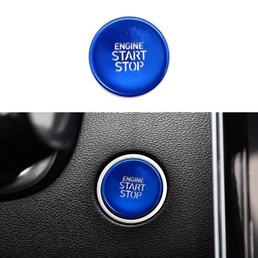 Hyundai Tucson/Elantra 2021-2023 Engine Start Button Cover (Blue) - 1