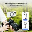 Folding Flymile MagSafe Phone Tripod Mount with Cold Shoe Adapter - 2