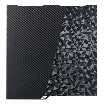 3D Printer Spring Steel Sheet for ANYCUBIC 268x256mm, PET Carbon Fiber - 1