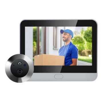 ESCAM C88 4.3" 1080P WiFi Video Doorbell, Night Vision, Two-way Audio - 1