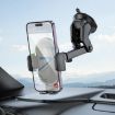 Borofone BH134 Rio Car Holder - Center Console, Push-Type, Black - 6
