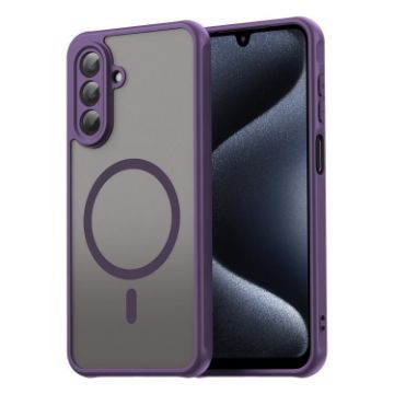 Samsung Galaxy A17 5G Fan Dun TPU Hybrid PC Magsafe Case Purple - 1