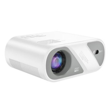 hoco DT1 720P 140ANSI Wireless Projector WiFi Bluetooth US Plug White - 1