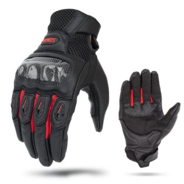 SOMAN MG21 XL Red Off-road Motorcycle Carbon Fiber Gloves - 1