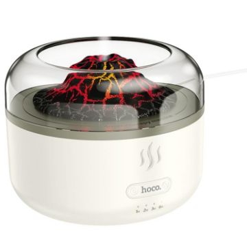 hoco HX30 White Ultrasonic Aromatherapy Humidifier with RGB Light - 1