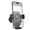 Hoco H75 Crown Air Outlet Car Phone Holder - Black Grey - 2