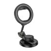 hoco H77 Magnetic Ring Car Phone Holder - Black Grey - 3