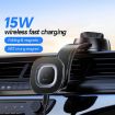 hoco HW31 Car Console Magnetic Wireless Charging Phone Holder - 2