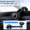 hoco HW31 Car Console Magnetic Wireless Charging Phone Holder - 5