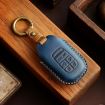 Honda Odyssey 2024 Cowhide Car Key Cover (5-Button Black) - 2