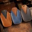 Toyota SIENNA/Granvia/Alphard Key Cover - Brown, 4-Button Cowhide - 3