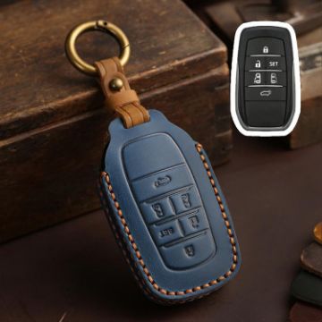 Toyota SIENNA/Granvia/Alphard/Vellfire Car Key Cover (6-Button Blue) - 1