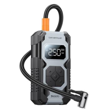 Yesido VC12 7800mAh Cordless Tire Inflator and Air Pump (Black) - 1