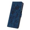 Samsung Galaxy A50 Dark Blue Rose Embossing Leather Case - 5
