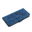 Samsung Galaxy A50 Dark Blue Rose Embossing Leather Case - 6