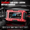 FOXSUR FBC1206F 12V 6A Smart Car Motorcycle Battery Charger, UK Plug - 2