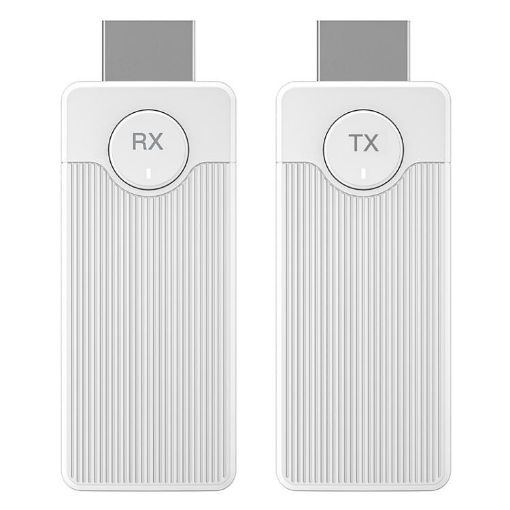 Q50 Vertical Texture Wireless HDMI Transmitter & Receiver (White) - 1