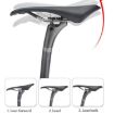 TOSEEK Carbon Fiber Bike Seat Tube, 27.2x400mm (Black) - 4