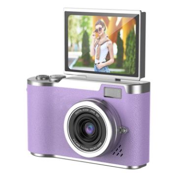 LK007 2.4" HD CCD Retro Kids Camera, Purple - 1