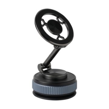XZK104 Gen 2 Magnetic Folding Car Phone Holder (Gun Metal) - 1