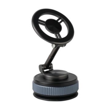 XZK104 Gen 2 Magnetic Folding Car Phone Holder in Gun Metal B Type - 1