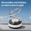 XZK104 2nd Gen Magnetic Folding Car Phone Holder - Gun Metal C Type - 5