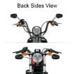 Harley Davidson Retro Rearview Mirrors Set - Black (2pcs) - 5