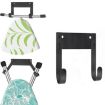 Adjustable Black Wall Mounted Ironing Board Hanger Bracket - 1