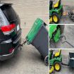 Trailer Towing Hook Bracket with Removable Pin for Trash Can - 5