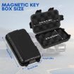 Black Outdoor Magnetic Car Key Storage Box Tool Case - 6