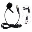 3 Pin XLR Lavalier Microphone, 1.5m Cable, Metal Head - 2