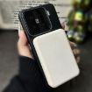 Xiaomi 15 Pro MagSafe TPU Case - Thin Circle Litchi Grain (Blue Orange) - 4