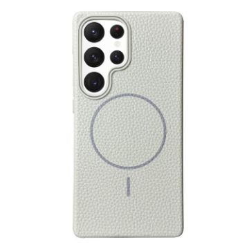 Samsung Galaxy S22 Ultra 5G MagSafe TPU Case White Grey - 1