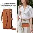 Samsung Galaxy S23+ 5G Leather Wallet Case with Lanyard (Brown) - 6