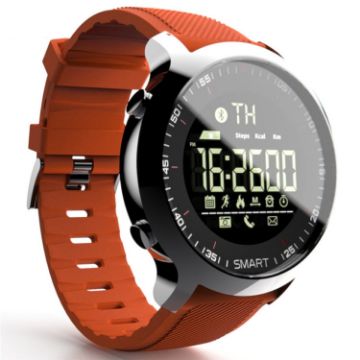 Lokmat MK18 Smart Watch, 1.1" Screen, IP68 Waterproof, Orange - 1