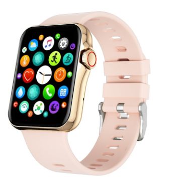 D06 Gold 1.6" IPS Smart Watch, IP67 Waterproof with Monitoring - 1