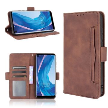 Ulefone Note 11P Brown Leather Case with Card Slots & Holder - 1