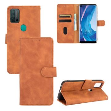 Ulefone Note 11P Brown PU Leather Case with Card Slots & Wallet - 1