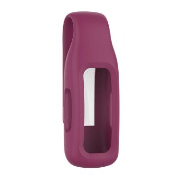Silicone Clip Case Cover for Fitbit Ace 3/Inspire 2 (Wine Red) - 1