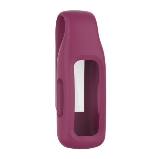 Silicone Clip Case Cover for Fitbit Ace 3/Inspire 2 (Wine Red) - 1