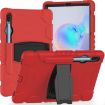 Shockproof Case & Holder for Galaxy Tab S6 T860 (Red+Black) - 1