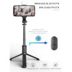 Q02S White Bluetooth Selfie Stick Tripod with Fill Light Holder - 5