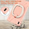 Samsung Galaxy Tab S7 FE T730 Case w/ Holder & Strap, Rose Gold - 6