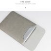 13.3" Pink PU02 Ultra-thin Notebook Liner Bag with Small Bag - 4